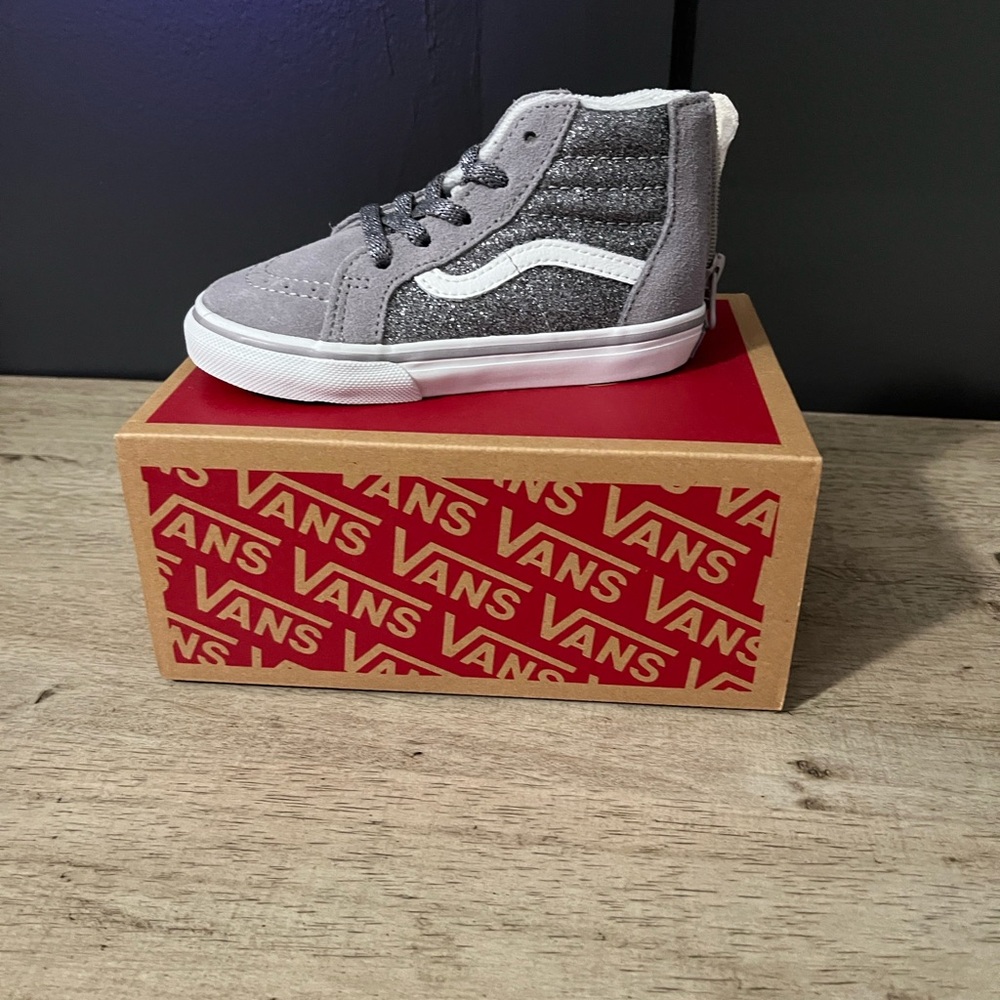 Vans Kids' Gray High-Top Sneakers